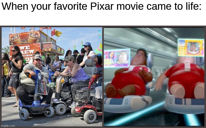 When your favorite Pixar movie came to life: | made w/ Imgflip meme maker