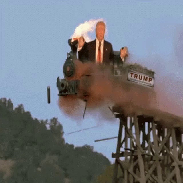 Trump Train Blank Meme Template