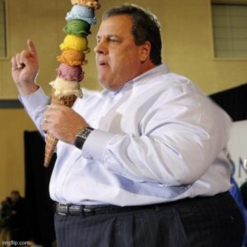 krispy kream | image tagged in chris christie | made w/ Imgflip meme maker