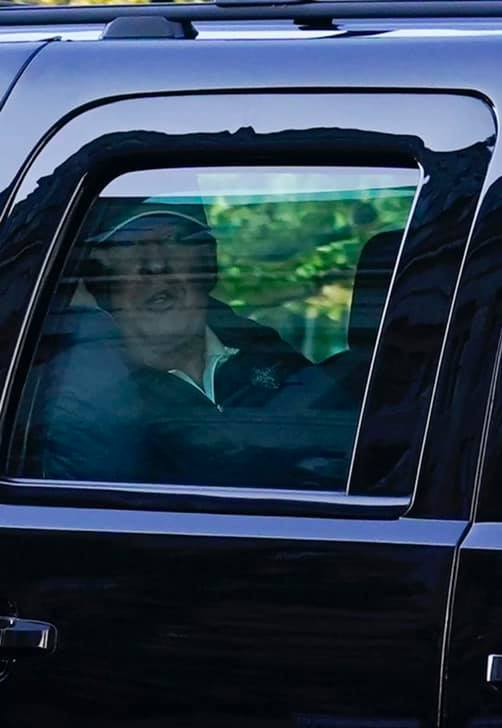 Trump in Car Blank Meme Template