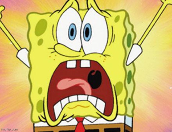 shocked spongebob | image tagged in shocked spongebob | made w/ Imgflip meme maker