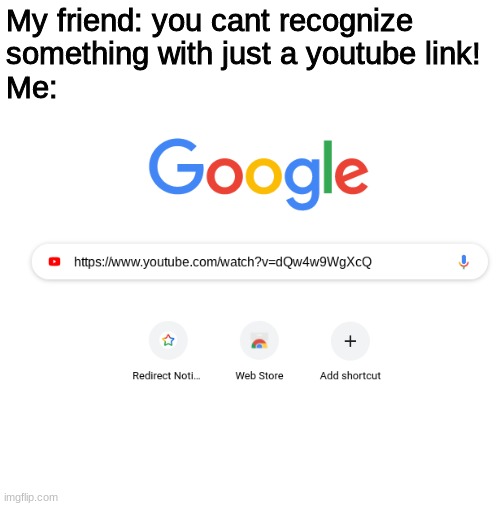 we ALL know where that link takes us Imgflip