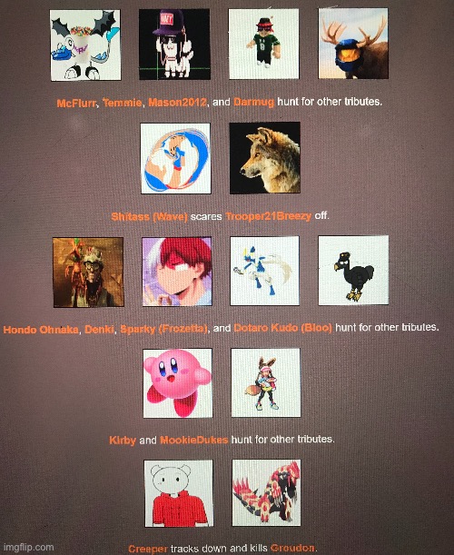 D1 (2) Congrats Creeper on killing the fire dino | made w/ Imgflip meme maker