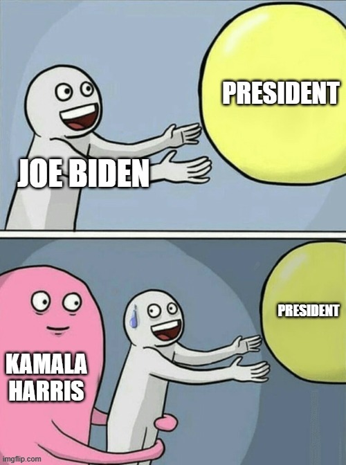 Kamala wins through Joe | image tagged in joe biden,kamala harris,democrats,president | made w/ Imgflip meme maker