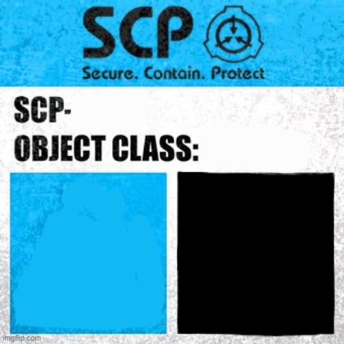 SCP Label Template Thaumiel | image tagged in scp,labels | made w/ Imgflip meme maker