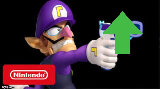 waluigi Pointing a gun | image tagged in waluigi pointing a gun | made w/ Imgflip meme maker