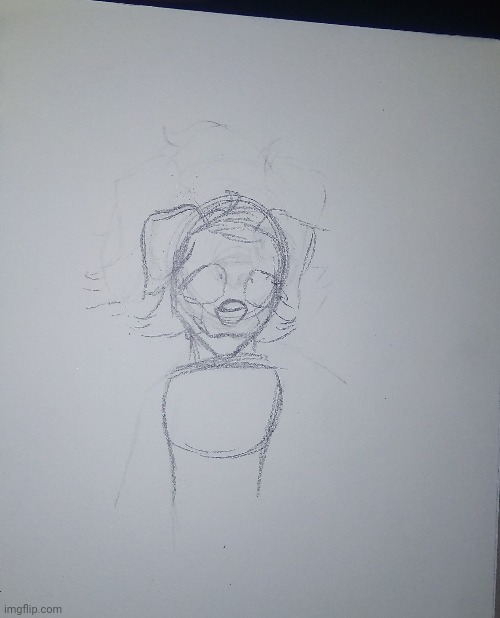 Cringey sketch of Avery as rouxls kaard for deltaflip | image tagged in deltaflip,avery,rouxls kaard | made w/ Imgflip meme maker