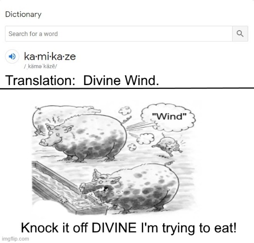 divine wind | made w/ Imgflip meme maker