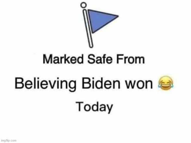 Safe territory | image tagged in memes,biden,notmypedophile,president | made w/ Imgflip meme maker