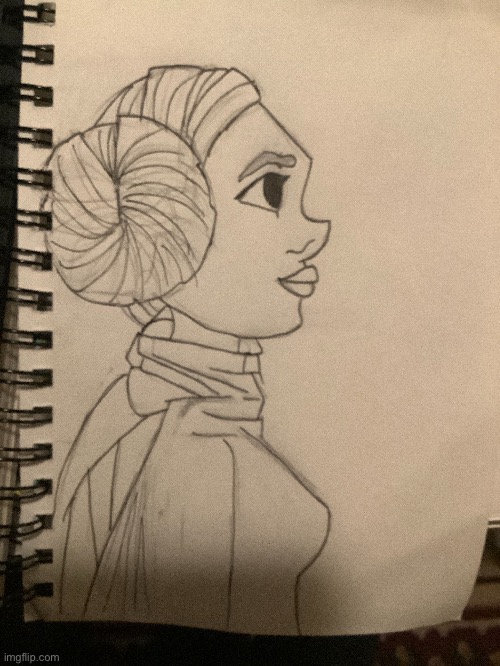 Another Princess Leia fan art | made w/ Imgflip meme maker