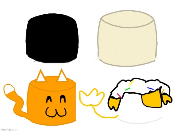 WE GOT PLENTY OF MIXMELLOWS, VOID, REGULAR, CAT, SUGAR DE-BUFF. | image tagged in blank white template | made w/ Imgflip meme maker