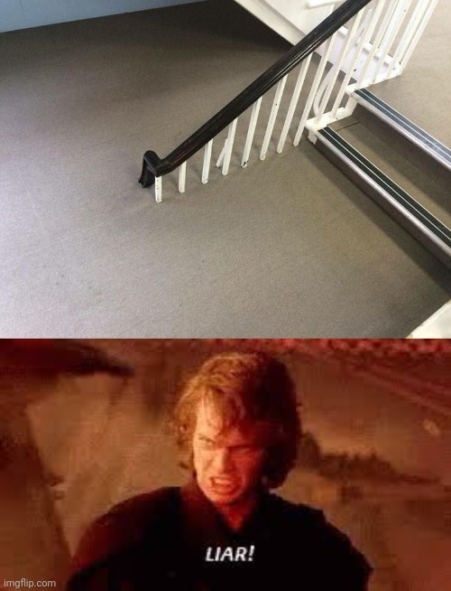 Damn. | image tagged in anakin liar,fails,funny | made w/ Imgflip meme maker