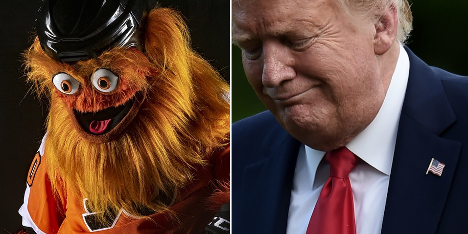 Gritty Trump Blank Meme Template