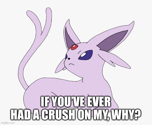 It’s a trend. I don’t know who would actually have a crush on me but here we are. | IF YOU’VE EVER HAD A CRUSH ON MY, WHY? | made w/ Imgflip meme maker