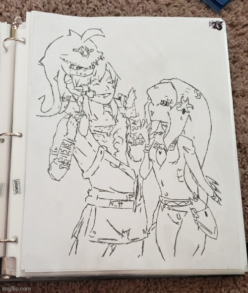 Link,  Misha,  and Baby Sidon- BoTW | made w/ Imgflip meme maker