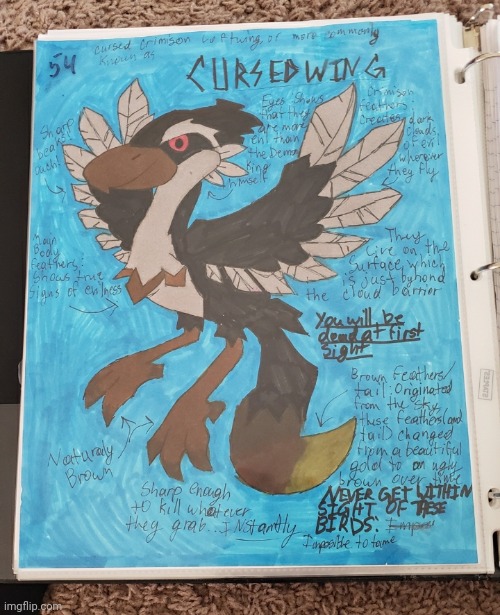 Loftwing OC: Cursedwing- SS | made w/ Imgflip meme maker