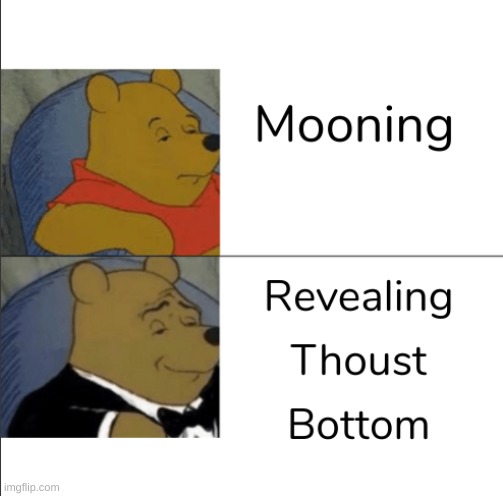 3rd meme ever lol | image tagged in lol,tuxedo winnie the pooh | made w/ Imgflip meme maker