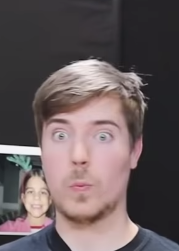 High Quality Shocked Mr.Beast Blank Meme Template