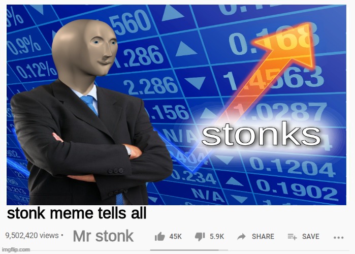 stonk meme tells all; Mr stonk | made w/ Imgflip meme maker
