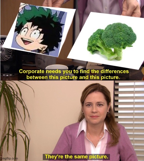 Deku | image tagged in memes,they're the same picture | made w/ Imgflip meme maker