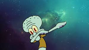 Galaxy Squidward Blank Meme Template