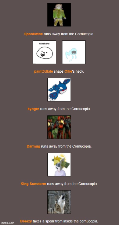 Bloodbath (2) | image tagged in hunger games | made w/ Imgflip meme maker