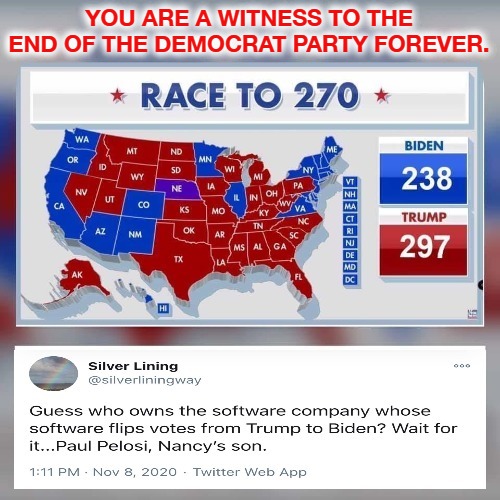 You are a witness to the end of the democrat party forever. | YOU ARE A WITNESS TO THE END OF THE DEMOCRAT PARTY FOREVER. | image tagged in democrat party implosion,democrat party suicide,democrat corruption,media corruption,democratic socialism,communism socialism | made w/ Imgflip meme maker