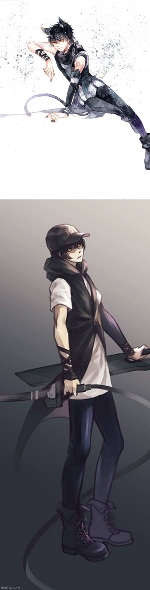 image tagged in rwby oc elias walker,elias walker rwby oc | made w/ Imgflip meme maker
