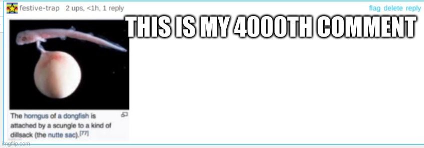 THIS IS MY 4000TH COMMENT | made w/ Imgflip meme maker
