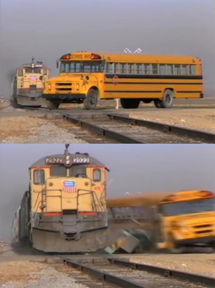 Bus and Train Blank Meme Template