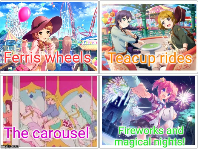 Anime amusement park starter pack - Imgflip