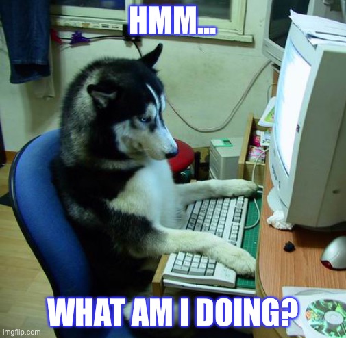 Hmm... | HMM... WHAT AM I DOING? | image tagged in memes,i have no idea what i am doing | made w/ Imgflip meme maker