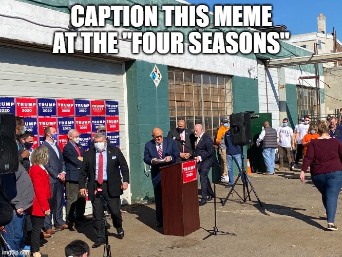 CAPTION THIS MEME AT THE "FOUR SEASONS" | made w/ Imgflip meme maker