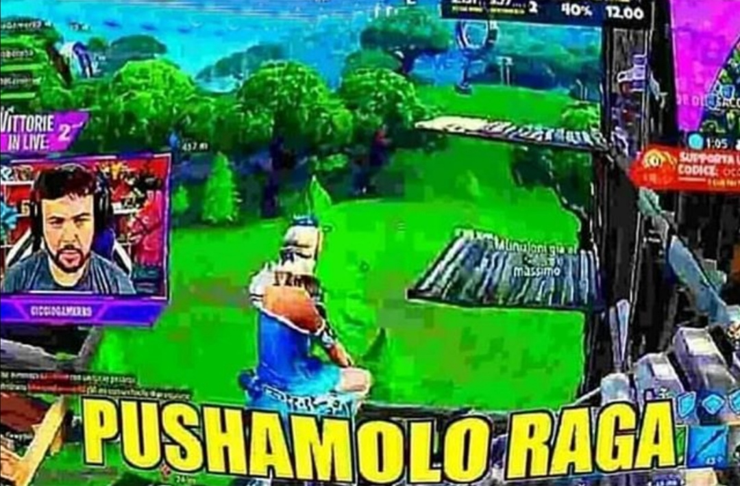 High Quality Cicciogamer89 pushamolo raga Blank Meme Template