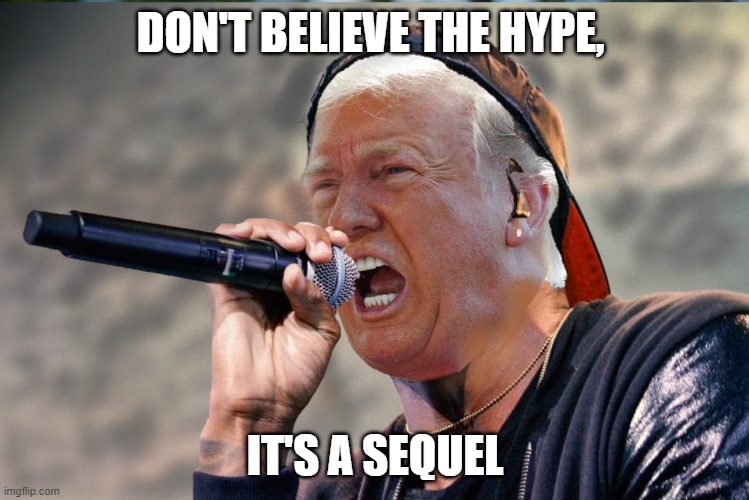 DON'T BELIEVE THE HYPE, IT'S A SEQUEL | image tagged in funny | made w/ Imgflip meme maker