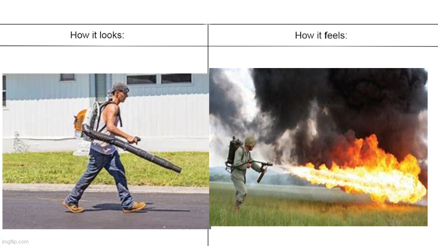 How it looks vs. How it feels | image tagged in how it looks vs how it feels | made w/ Imgflip meme maker