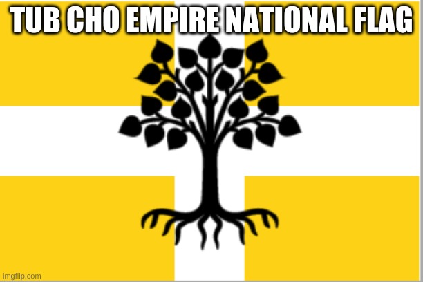 Are Flag | TUB CHO EMPIRE NATIONAL FLAG | image tagged in flag | made w/ Imgflip meme maker