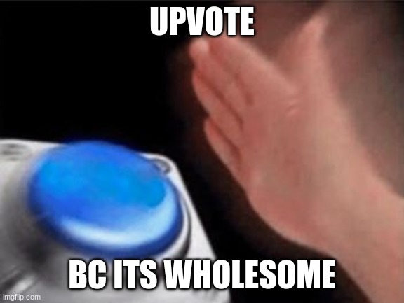 Wholesome  | UPVOTE BC ITS WHOLESOME | image tagged in wholesome | made w/ Imgflip meme maker