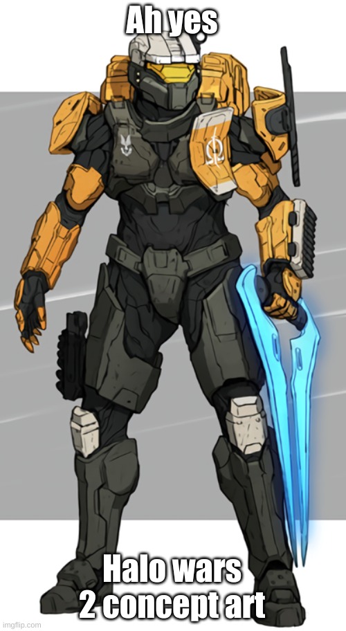 Halo Spartan OC | Ah yes Halo wars 2 concept art | image tagged in halo spartan oc | made w/ Imgflip meme maker