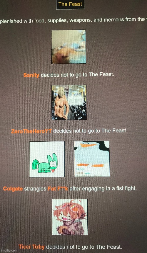 The feast (1) Colgate was the only one that did something | made w/ Imgflip meme maker