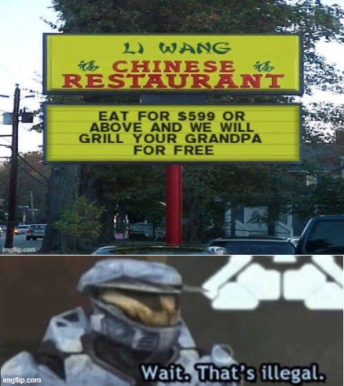 Another Chinese restaurant | image tagged in blank white template,wait thats illegal,chinese | made w/ Imgflip meme maker