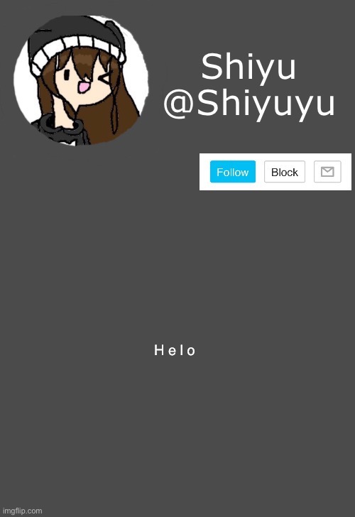 309co | H e l o | image tagged in shiyu announcement dark mode | made w/ Imgflip meme maker