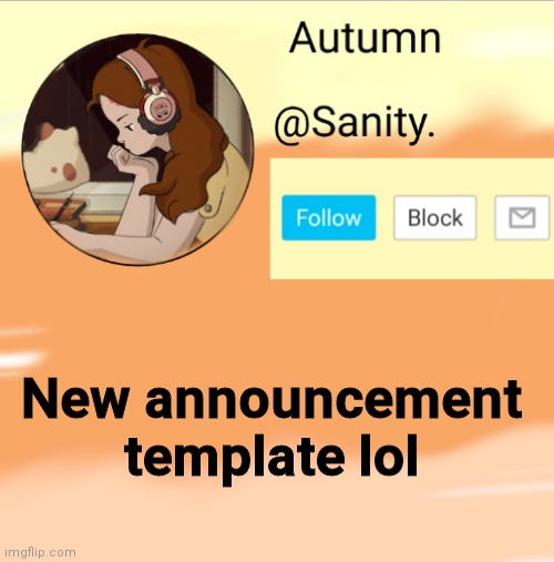 Hee hee | New announcement template lol | made w/ Imgflip meme maker