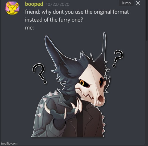 something old I was going to post but forgot to | image tagged in wingedwolf94,furry | made w/ Imgflip meme maker