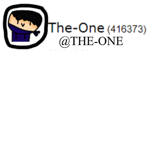 TheOne Announcement Blank Meme Template