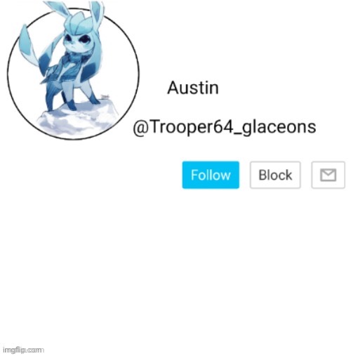 Glaceon announcement | ???????????????????????????????????? ???????????????????????????????????? ???????????????????????????????????? ????????????????????????????? | image tagged in glaceon announcement | made w/ Imgflip meme maker