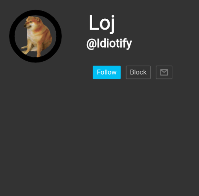 Idiotify announcement dark mode Blank Meme Template