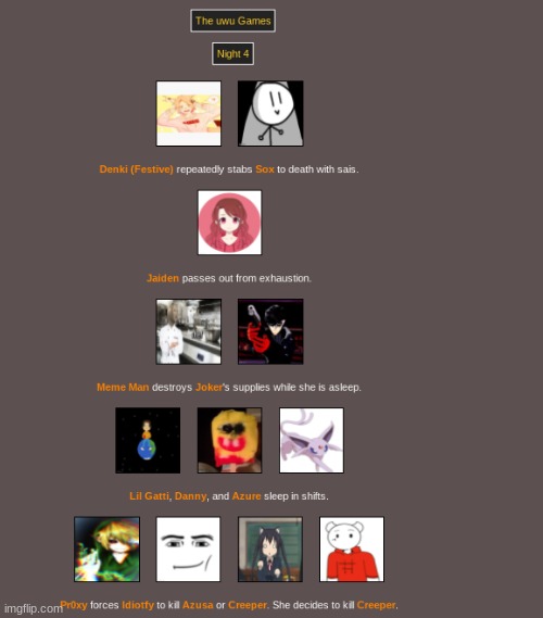 Night 4 (1) Bye Sox, Bye Creeper | made w/ Imgflip meme maker