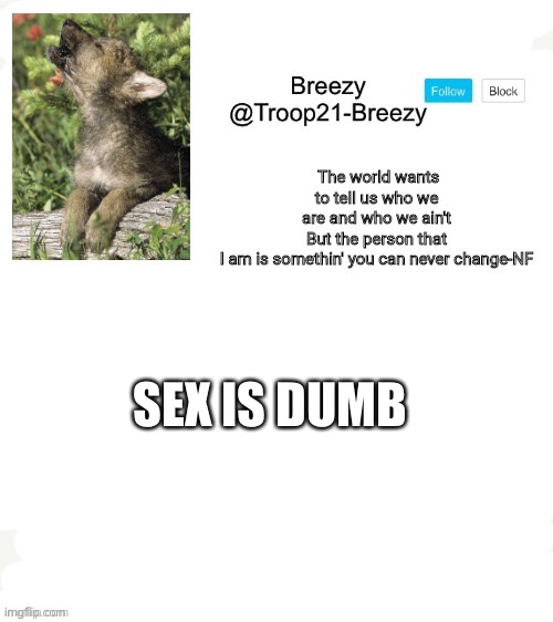 Don’t disapprove this | SEX IS DUMB | made w/ Imgflip meme maker