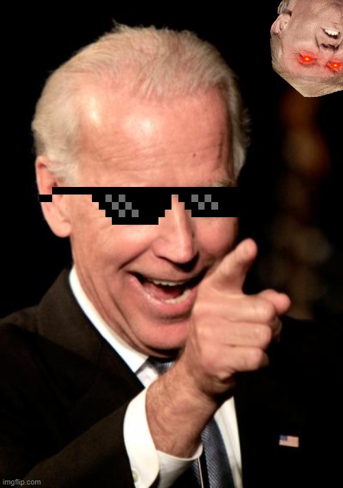 Mad Trump | image tagged in memes,smilin biden | made w/ Imgflip meme maker